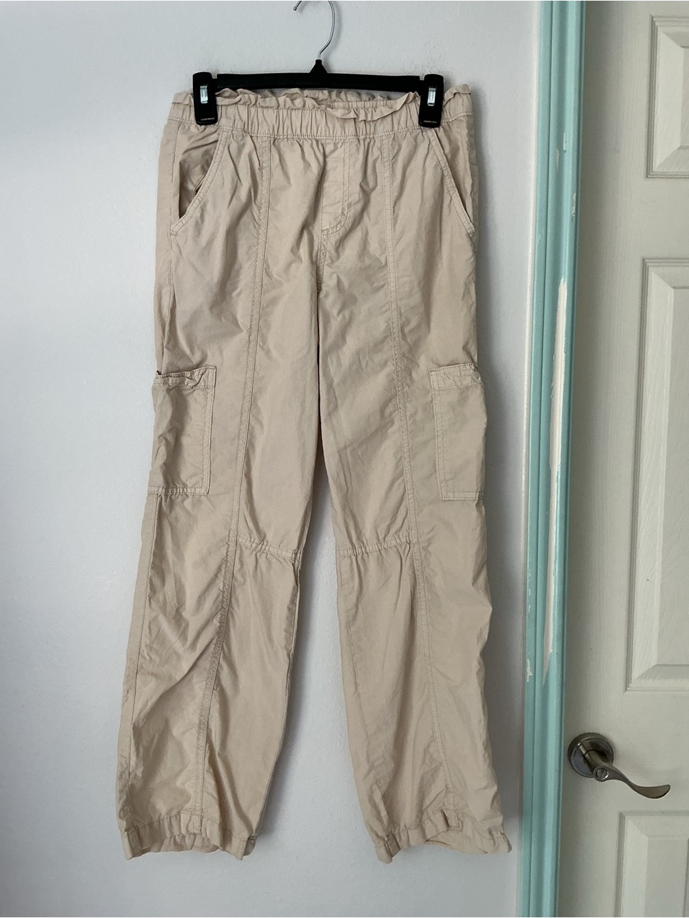 SO Kids Beige Cargo Pants with Elastic Waist